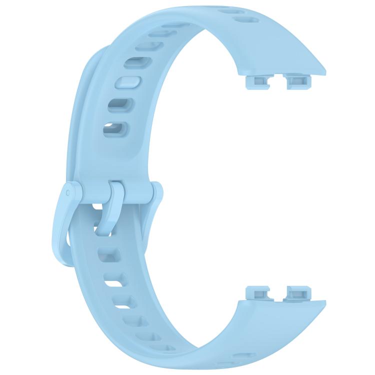 For Huawei Band 10 / 9 / 8 Kalebol Colorful Buckle Silicone Watch Strap(Cloud Blue) by Kalebol