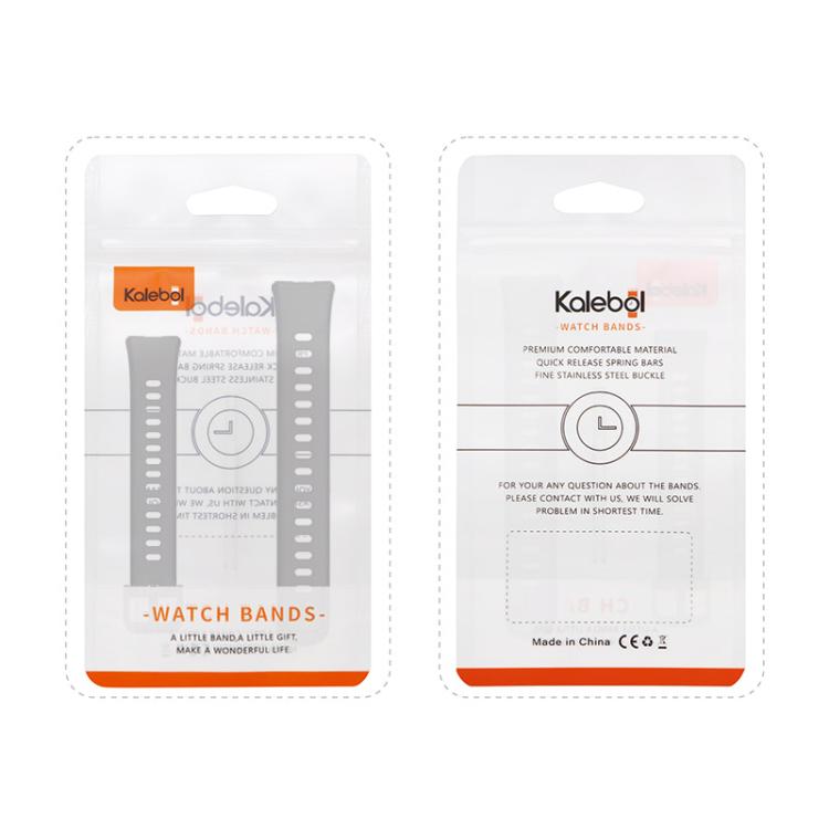 For Huawei Band 10 / 9 / 8 Kalebol Colorful Buckle Silicone Watch Strap(Cloud Blue) by Kalebol