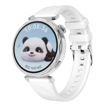 Kalebol 18mm Universal Diamond Embossed Silicone Strap(White) by Kalebol