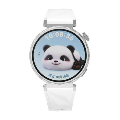 Kalebol 18mm Universal Diamond Embossed Silicone Strap(White) by Kalebol