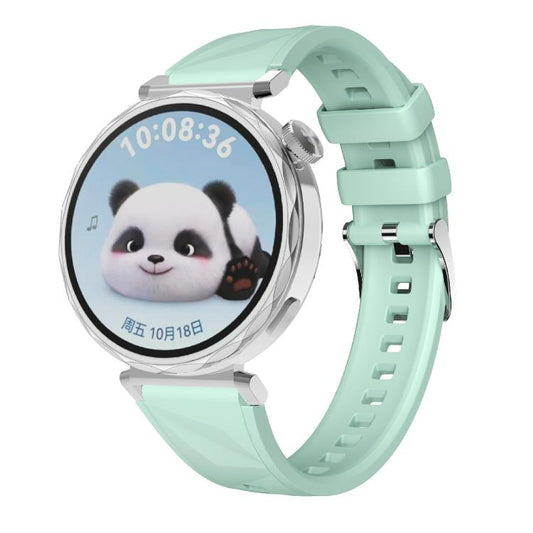 Kalebol 18mm Universal Diamond Embossed Silicone Strap(Grass Green) by Kalebol