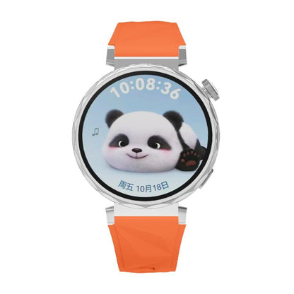 Kalebol 18mm Universal Diamond Embossed Silicone Strap(Orange) by Kalebol