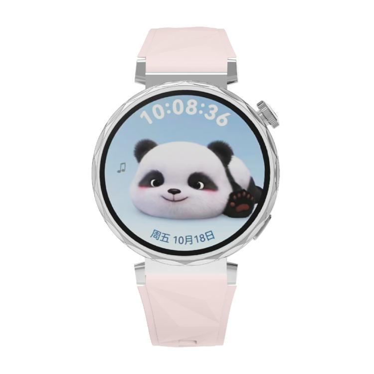 Kalebol 18mm Universal Diamond Embossed Silicone Strap(Pink) by Kalebol