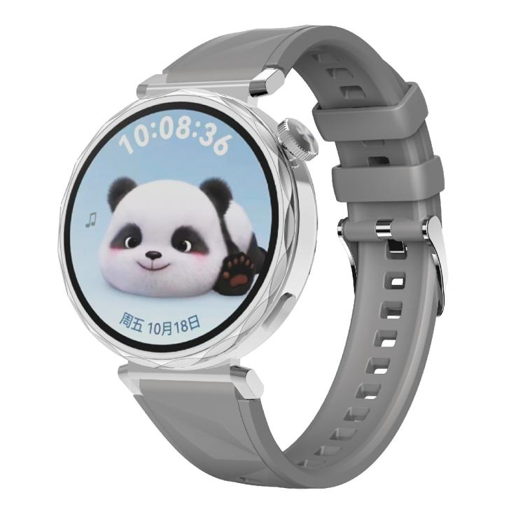 Kalebol 18mm Universal Diamond Embossed Silicone Strap(Space Grey) by Kalebol