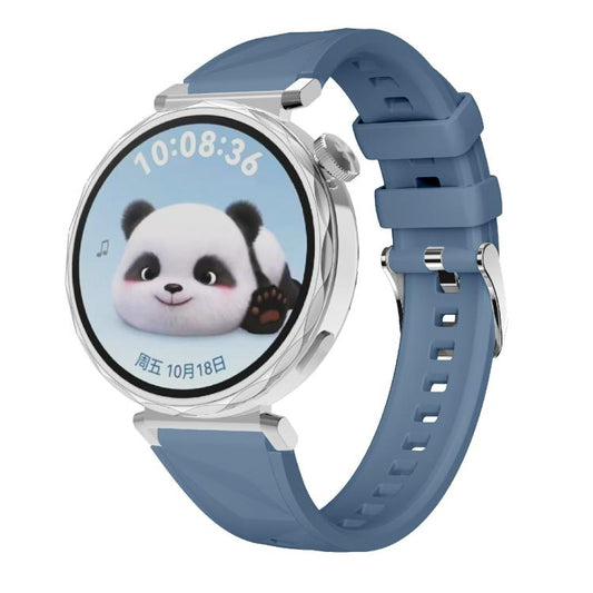 Kalebol 18mm Universal Diamond Embossed Silicone Strap(Topa Blue) by Kalebol