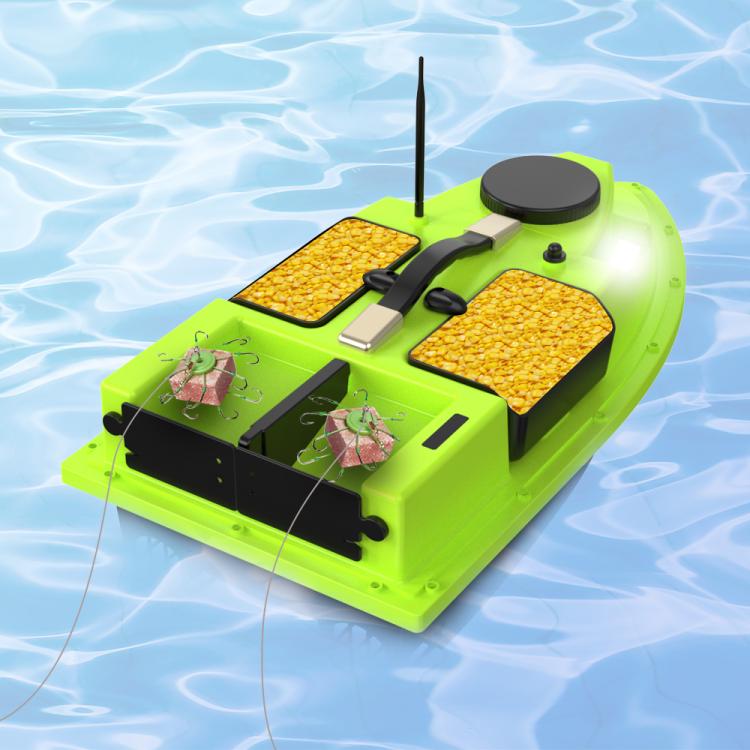 D19 Smart Control Fishing Bait Boat Support GPS Positioning with Light Strip, Plug:US Plug by bashfashion