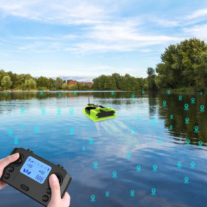 D19 Smart Control Fishing Bait Boat Support GPS Positioning with Light Strip, Plug:UK Plug by bashfashion