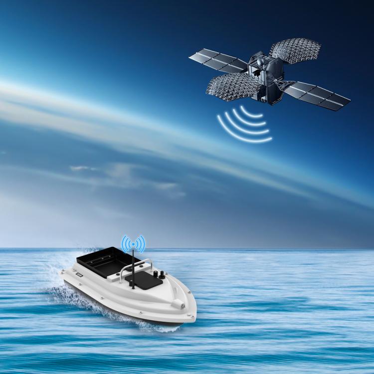 D26C Two Hoppers Smart Remote Control Fishing Bait Boat Support GPS Positioning, Plug:UK Plug by bashfashion