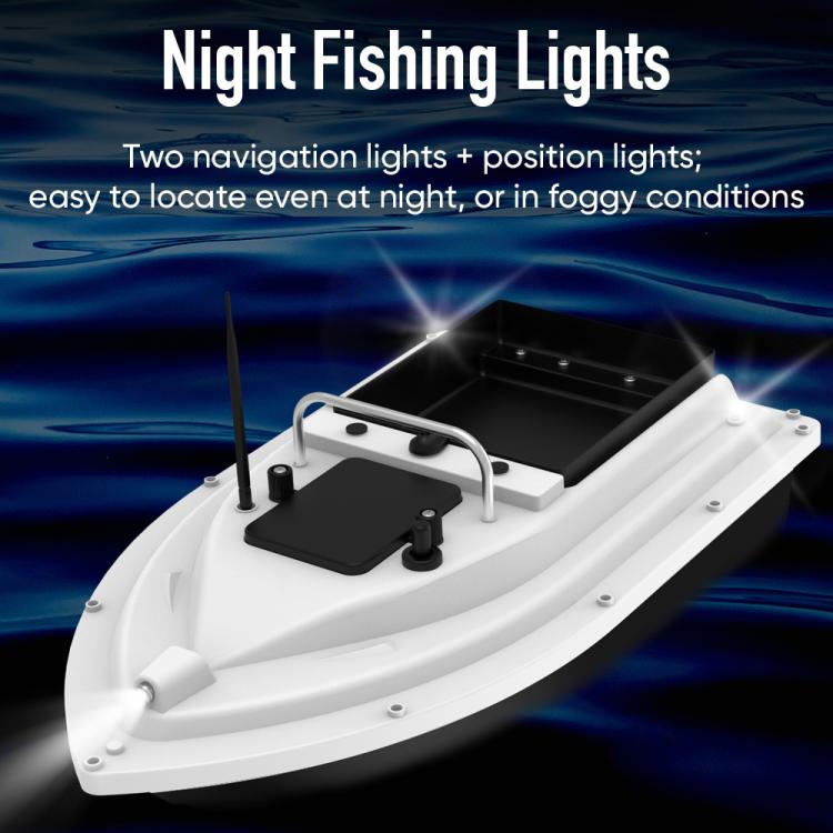 D26C Two Hoppers Smart Remote Control Fishing Bait Boat Support GPS Positioning, Plug:UK Plug by bashfashion