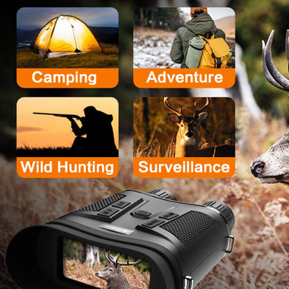 NVG800LS 3 inch LCD Screen Binocular Digital Night Vision Device(Black) by bashfashion