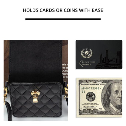 For Samsung Galaxy Z Flip Series VIETAO Rhombic Texture Bag PU Fold Phone Case(White) by VIETAO