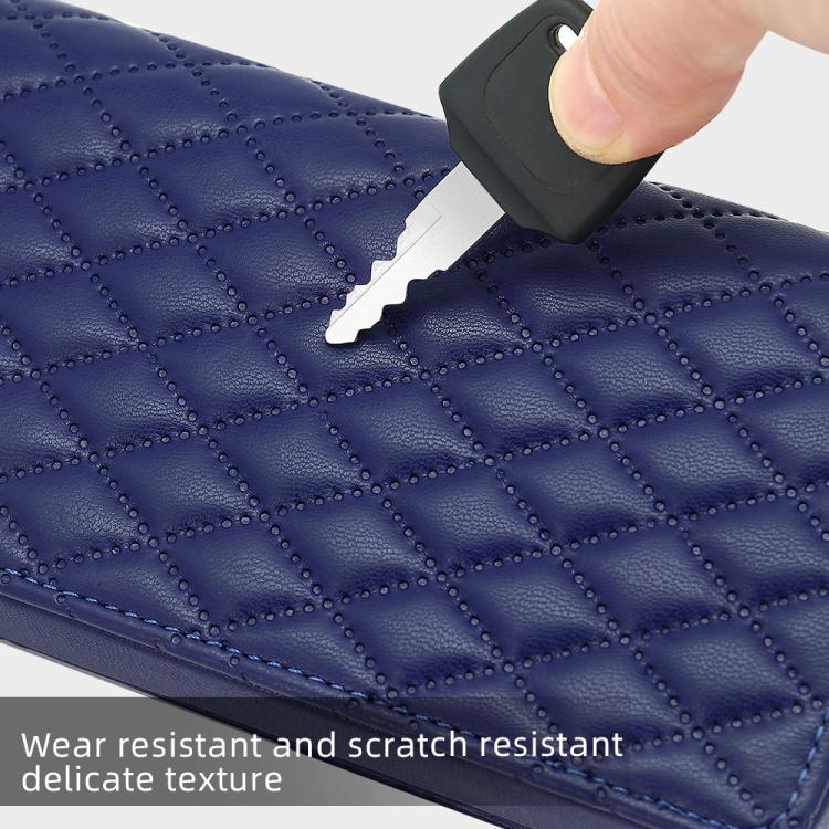 For Samsung Galaxy Z Fold Series VIETAO Rhombic Texture Bag PU Fold Phone Case(Black) by VIETAO