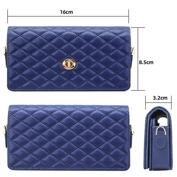 For Samsung Galaxy Z Fold Series VIETAO Rhombic Texture Bag PU Fold Phone Case(Black) by VIETAO