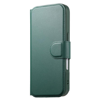 For iPhone 17 Pro Max CaseNeo Finger Grip Strap MagSafe Leather Phone Case(Green) by CaseNeo