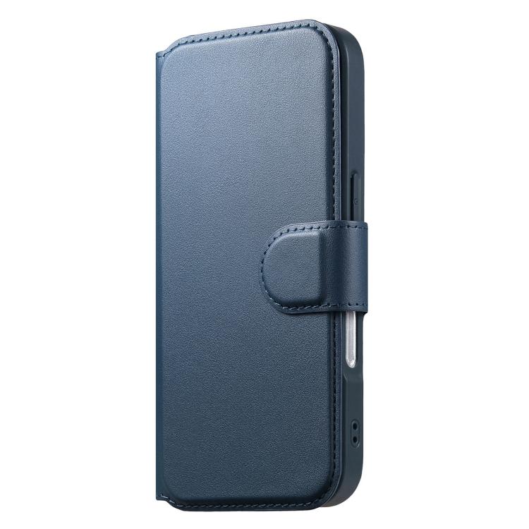 For iPhone 17 Pro Max CaseNeo Finger Grip Strap MagSafe Leather Phone Case(Blue) by CaseNeo