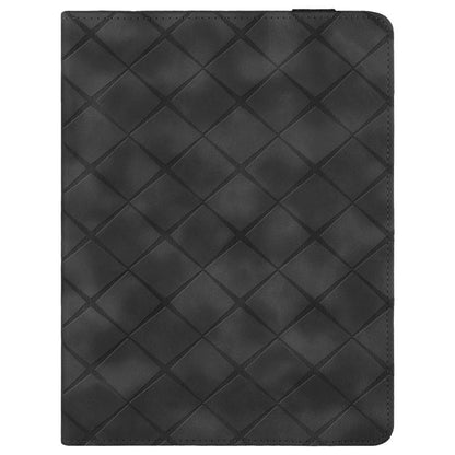 For iPad mini 5 / 4 / 3 / 2 / 1 Rhombus Embossed Leather Smart Tablet Case(Black) by bashfashion