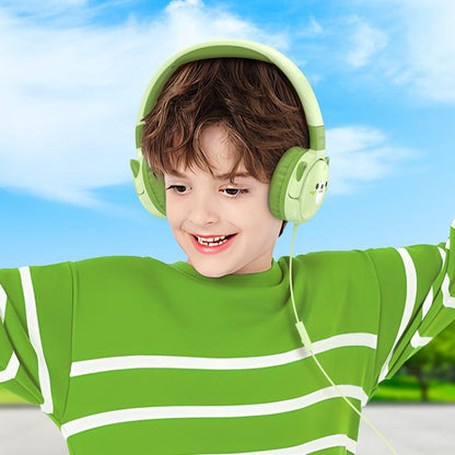 hoco W61 Voice Children Head-mounted Wired Earphone(Sun Yellow) by hoco