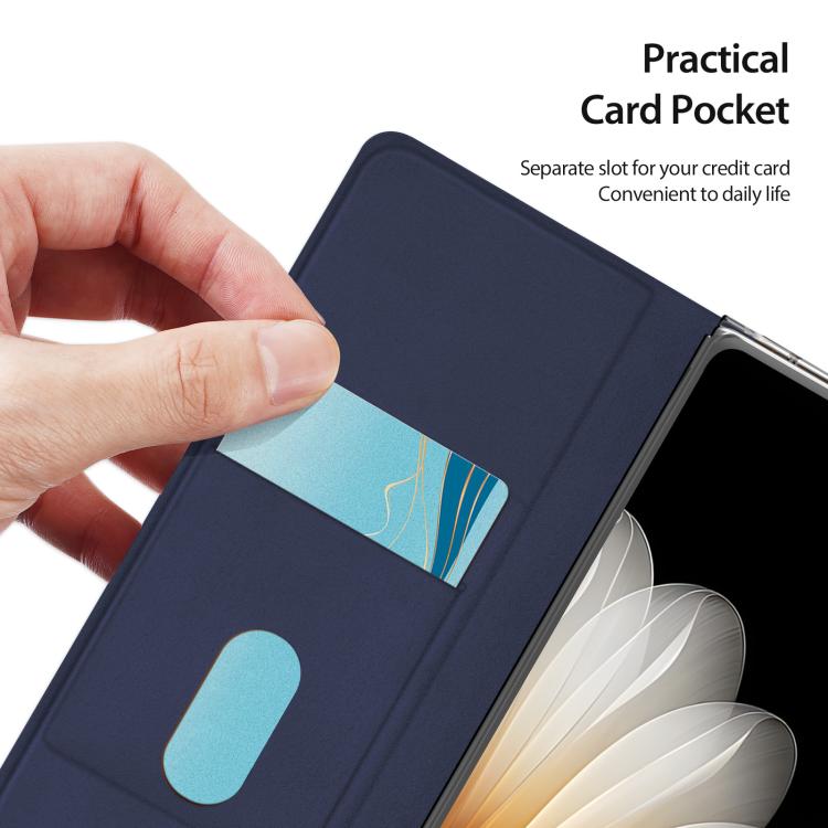 For OPPO Find N5 DUX DUCIS Bril Series PU + TPU Phone Case(Blue) by DUX DUCIS