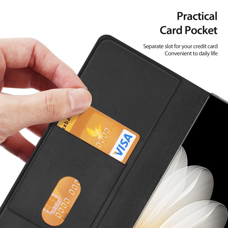 For OPPO Find N5 DUX DUCIS Bril Series PU + TPU Phone Case(Black) by DUX DUCIS