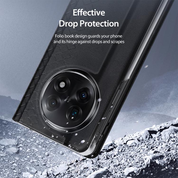 For OPPO Find N5 DUX DUCIS Bril Series PU + TPU Phone Case(Black) by DUX DUCIS