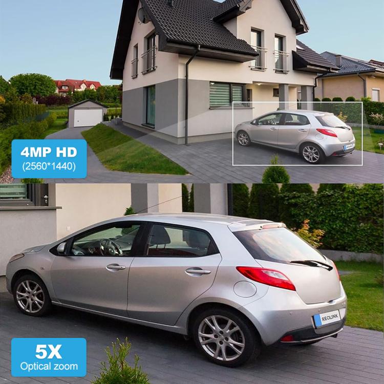 SriHome SH055 8MP HD Multi-lens 5X Optical Zoom Lens Panoramic PTZ Dome Camera(UK Plug) by SriHome