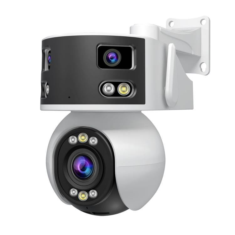 SriHome SH055B 8MP HD Multi-lens Super Wide Angle Panoramic PTZ Dome Camera(AU Plug) by SriHome