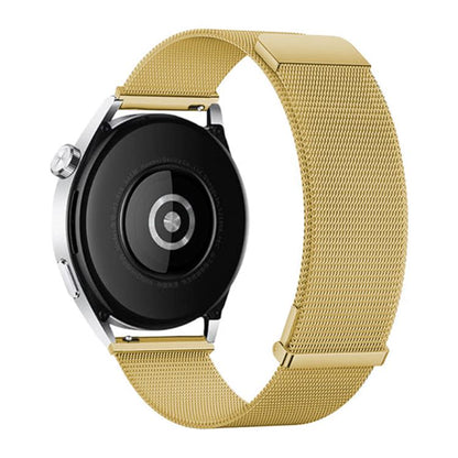 Kalebol 20mm Universal Loop Double Magnetic Buckle Milanese Strap(Gold) by Kalebol