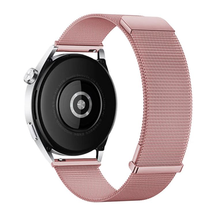 Kalebol 20mm Universal Loop Double Magnetic Buckle Milanese Strap(Rose Pink) by Kalebol