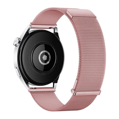 Kalebol 20mm Universal Loop Double Magnetic Buckle Milanese Strap(Rose Pink) by Kalebol