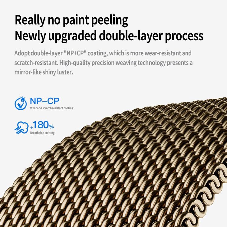 For Apple Watch 46mm / 49mm / 45mm / 44mm Kalebol Semi-circular Milanese Stainless Steel Strap(Silver) by Kalebol