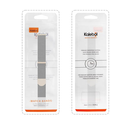 For Apple Watch 46mm / 49mm / 45mm / 44mm Kalebol Semi-circular Milanese Stainless Steel Strap(Gun Color) by Kalebol