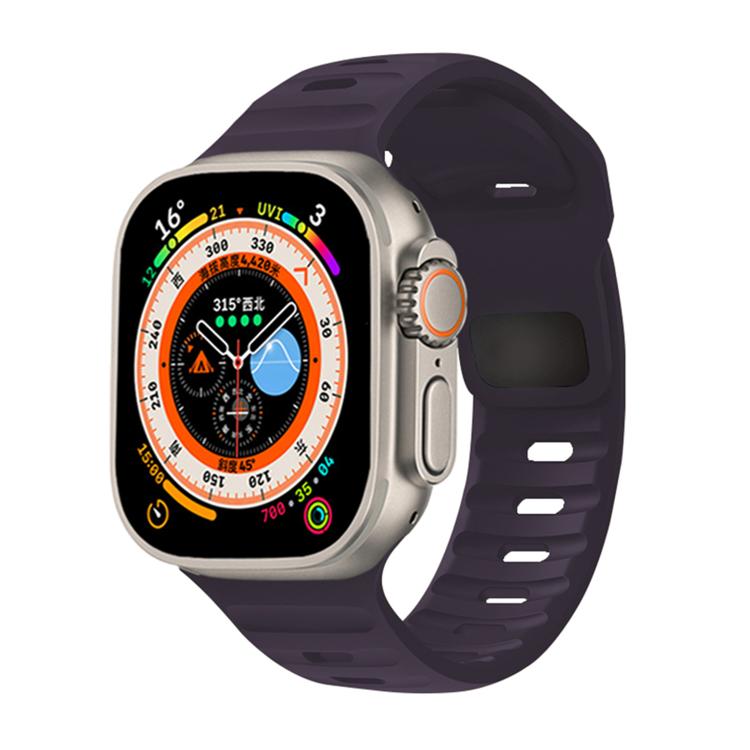 For Apple Watch 42mm / 41mm / 40mm / 38mm Kalebol Sport Silicone Strap(Crimson Cherry) by Kalebol