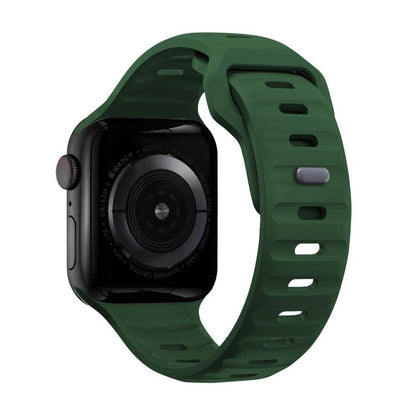 For Apple Watch 42mm / 41mm / 40mm / 38mm Kalebol Sport Silicone Strap(Green) by Kalebol