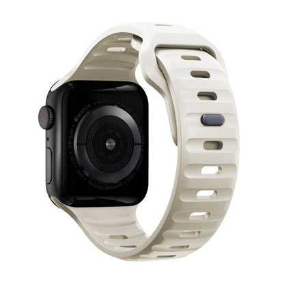 For Apple Watch 42mm / 41mm / 40mm / 38mm Kalebol Sport Silicone Strap(Starlight) by Kalebol