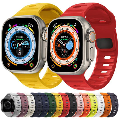 For Apple Watch 42mm / 41mm / 40mm / 38mm Kalebol Sport Silicone Strap(Crimson Cherry) by Kalebol