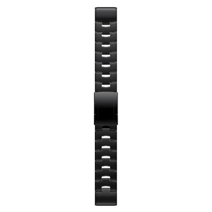 For Garmin Watch 26mm Oracle Titanium Alloy Watch Band(Black) by bashfashion