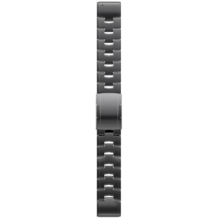 For Garmin Watch 26mm Oracle Titanium Alloy Watch Band(Grey) by bashfashion