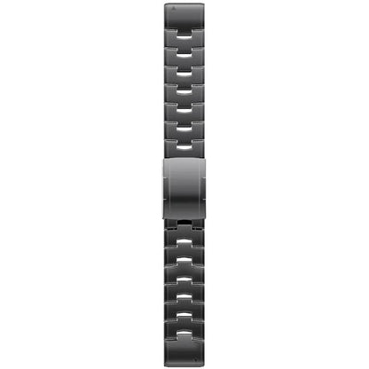 For Garmin Watch 26mm Oracle Titanium Alloy Watch Band(Grey) by bashfashion