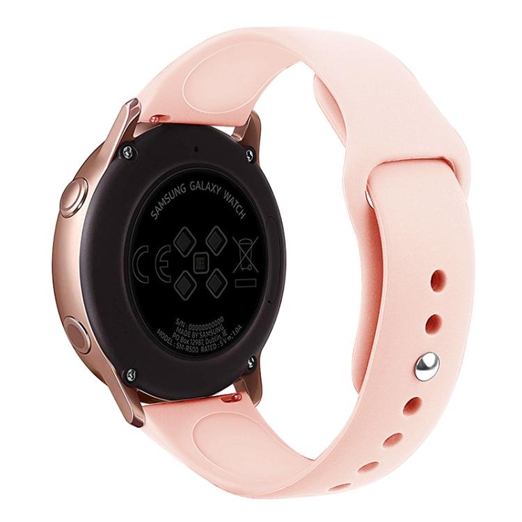 Kalebol 18mm Universal Reverse Buckle Silicone Watch Band(Rose Gold) by Kalebol