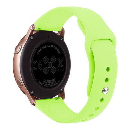 Kalebol 18mm Universal Reverse Buckle Silicone Watch Band(Light Green) by Kalebol