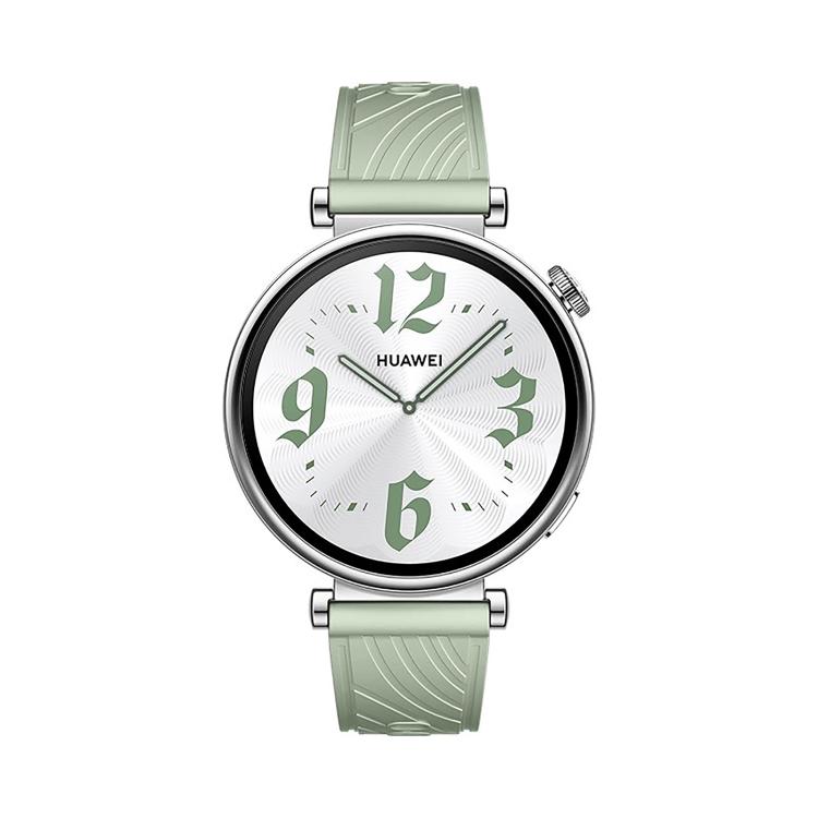 Kalebol 18mm Universal Textured Silicone Black Buckle Strap(Green Grass) by Kalebol