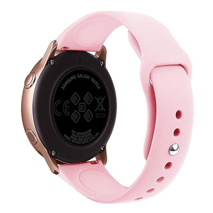 Kalebol 20mm Universal Reverse Buckle Silicone Watch Band(Pink) by Kalebol