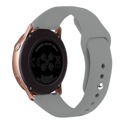 Kalebol 20mm Universal Reverse Buckle Silicone Watch Band(Grey) by Kalebol