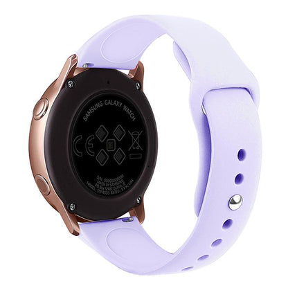 Kalebol 20mm Universal Reverse Buckle Silicone Watch Band(Purple) by Kalebol