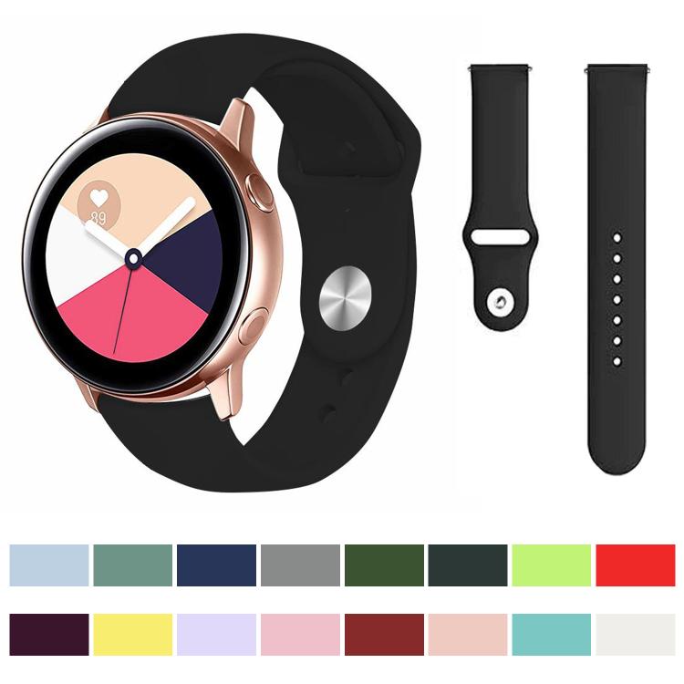 Kalebol 20mm Universal Reverse Buckle Silicone Watch Band(Rose Gold) by Kalebol