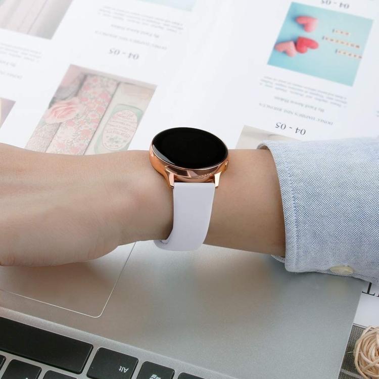 Kalebol 20mm Universal Reverse Buckle Silicone Watch Band(Pink) by Kalebol