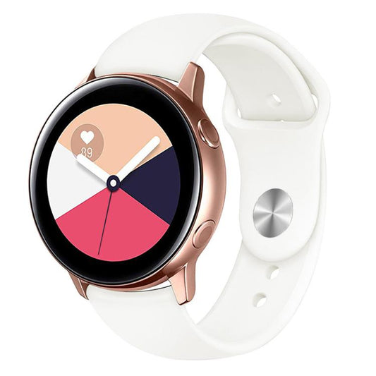 Kalebol 22mm Universal Reverse Buckle Silicone Watch Band(White) by Kalebol