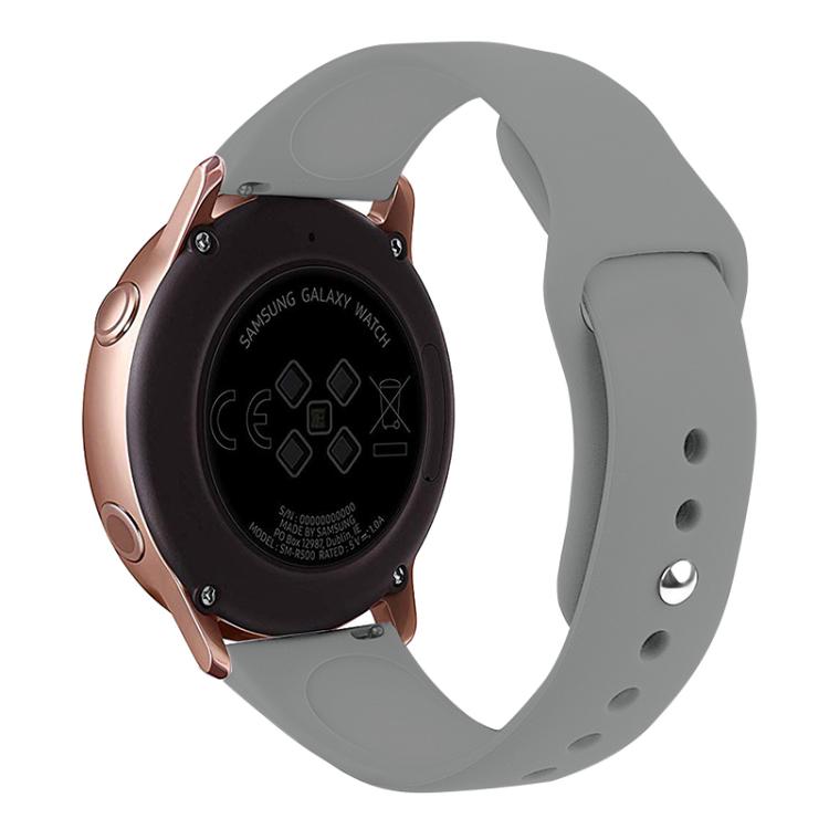 Kalebol 22mm Universal Reverse Buckle Silicone Watch Band(Grey) by Kalebol