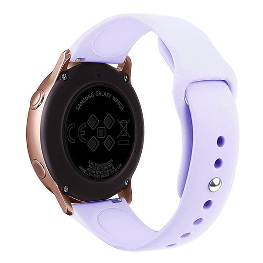 Kalebol 22mm Universal Reverse Buckle Silicone Watch Band(Purple) by Kalebol