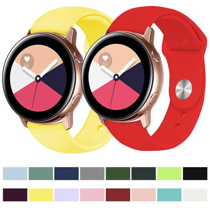 Kalebol 22mm Universal Reverse Buckle Silicone Watch Band(Pink) by Kalebol